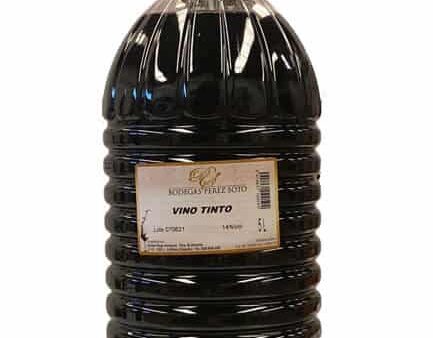 Vino Tinto Especial Garrafa de 5 litros