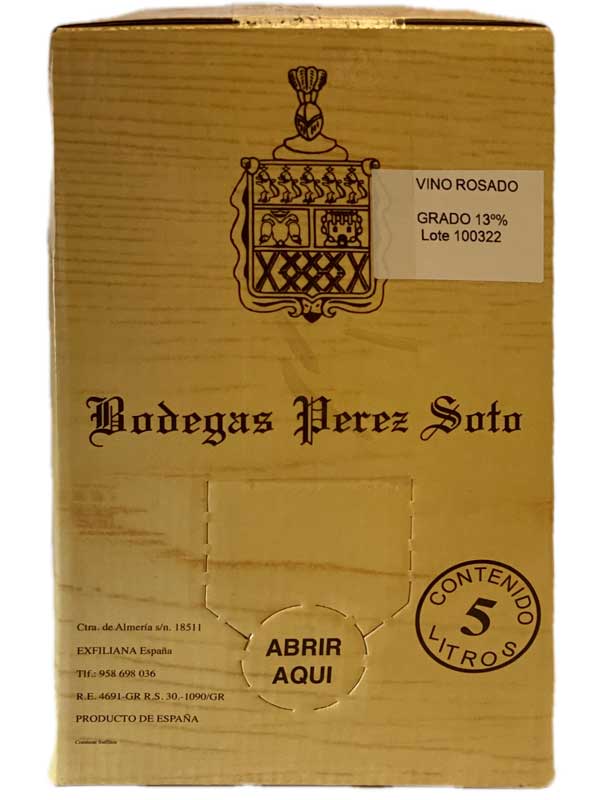 Vino Rosado Bag in Box 5 litros