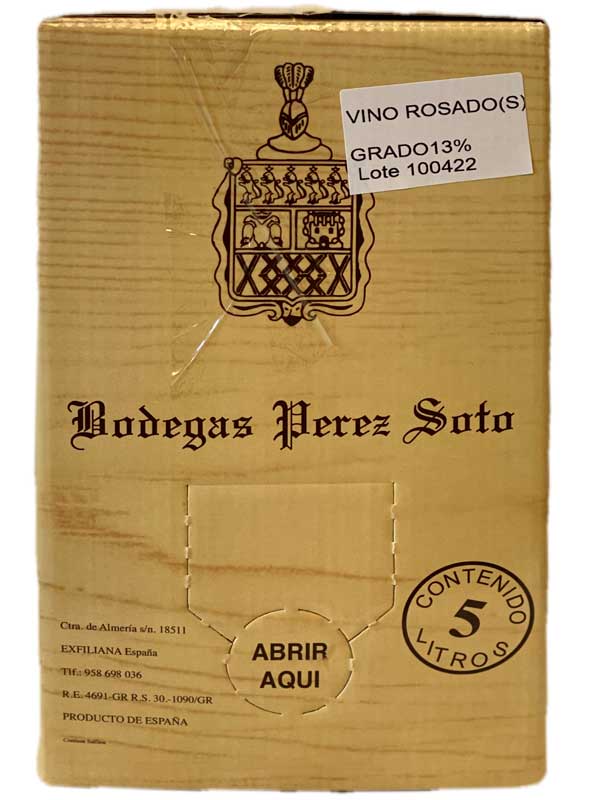 Vino Rosado Semi Dulce BaginBox 5 Litros